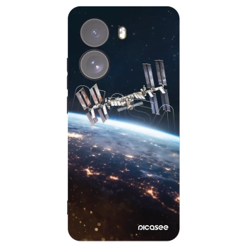 Picasee Μαύρη θήκη σιλικόνης για Xiaomi Poco X7 - Station