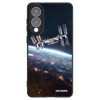 Picasee Μαύρη θήκη σιλικόνης για Samsung Galaxy S25 Edge 5G - Station