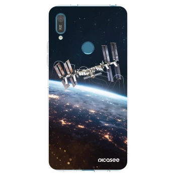 Picasee διαφανής θήκη σιλικόνης Huawei Y7 2019 - Station