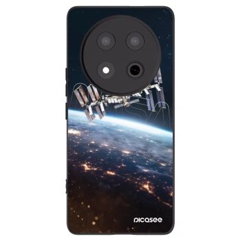 Picasee Μαύρη θήκη σιλικόνης για Honor Magic7 Lite 5G - Station