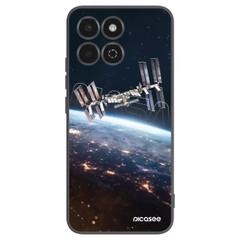 Picasee Μαύρη θήκη σιλικόνης για Honor 200 Smart 5G - Station