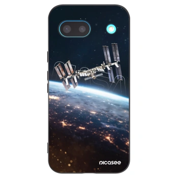 Picasee Μαύρη θήκη σιλικόνης για Google Pixel 8a - Station