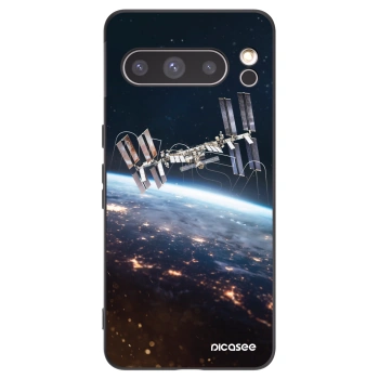 Picasee Μαύρη θήκη σιλικόνης για Google Pixel 8 Pro - Station