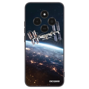 Picasee Μαύρη θήκη σιλικόνης για Xiaomi Poco C75 - Station