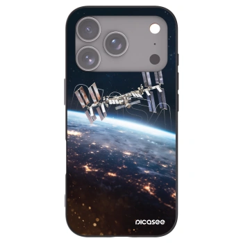Picasee Μαύρη θήκη σιλικόνης για Apple iPhone 17 Pro - Station