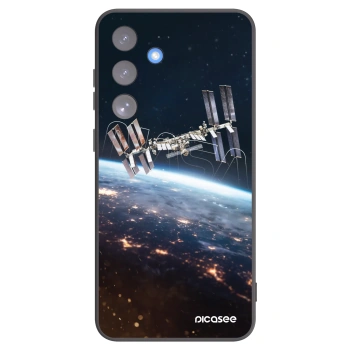 Picasee Μαύρη θήκη σιλικόνης για Samsung Galaxy S25 FE 5G - Station