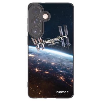 Picasee Μαύρη θήκη σιλικόνης για Samsung Galaxy S26+ - Station