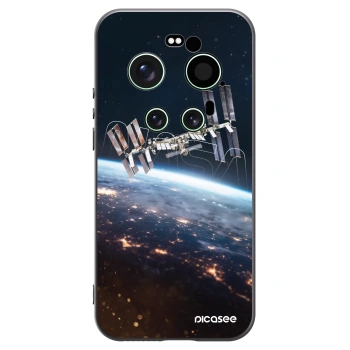 Picasee Μαύρη θήκη σιλικόνης για Xiaomi 17 Ultra - Station