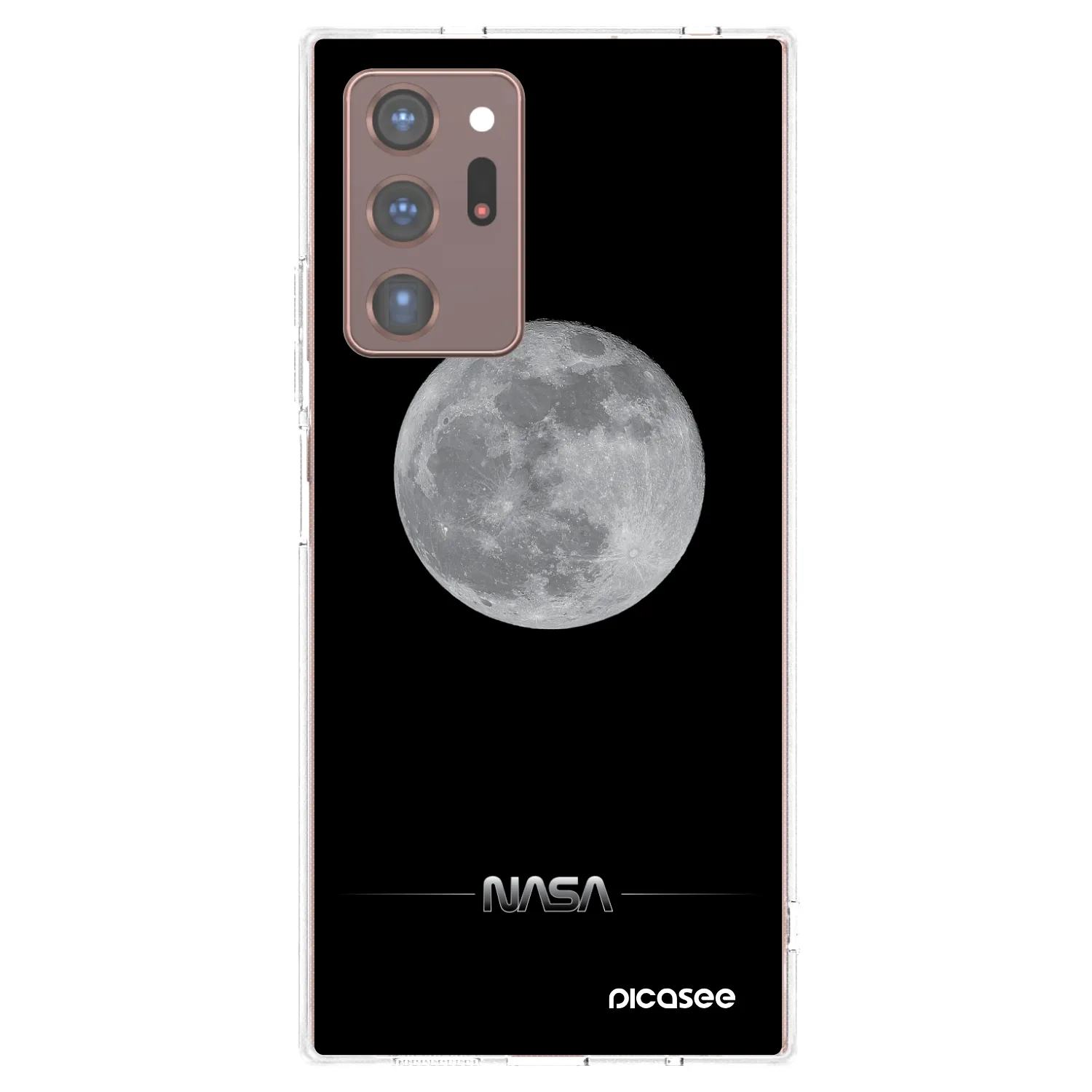 Picasee διαφανής θήκη σιλικόνης Samsung Galaxy Note 20 Ultra - Moon Minimal