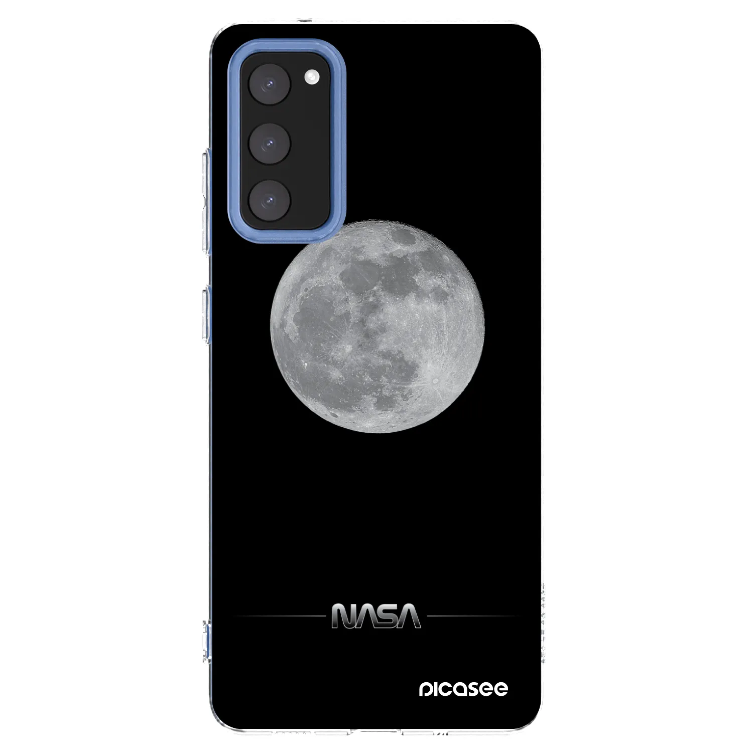 Picasee διαφανής θήκη σιλικόνης Samsung Galaxy S20 FE - Moon Minimal