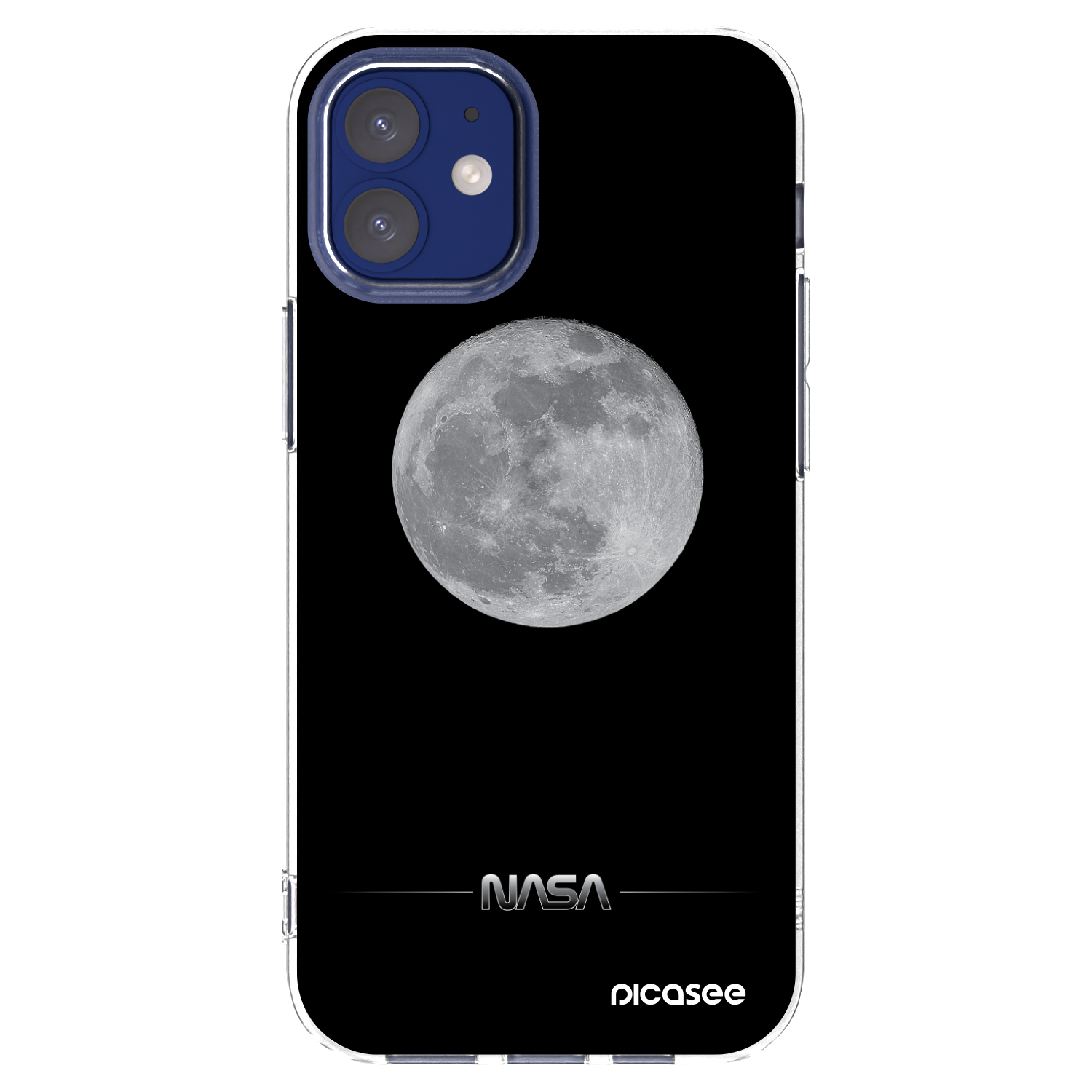 Picasee διαφανής θήκη σιλικόνης Apple iPhone 12 mini - Moon Minimal