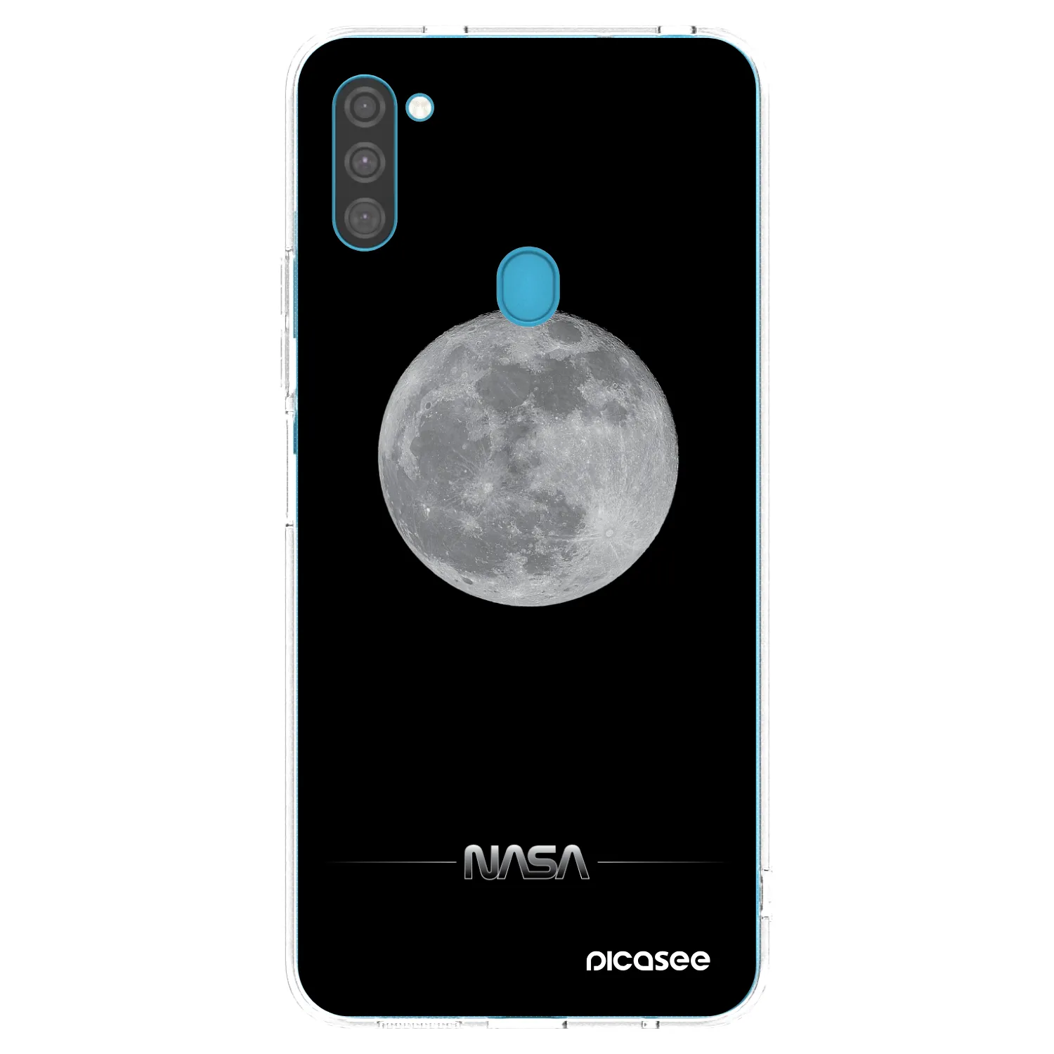 Picasee διαφανής θήκη σιλικόνης Samsung Galaxy M11 - Moon Minimal
