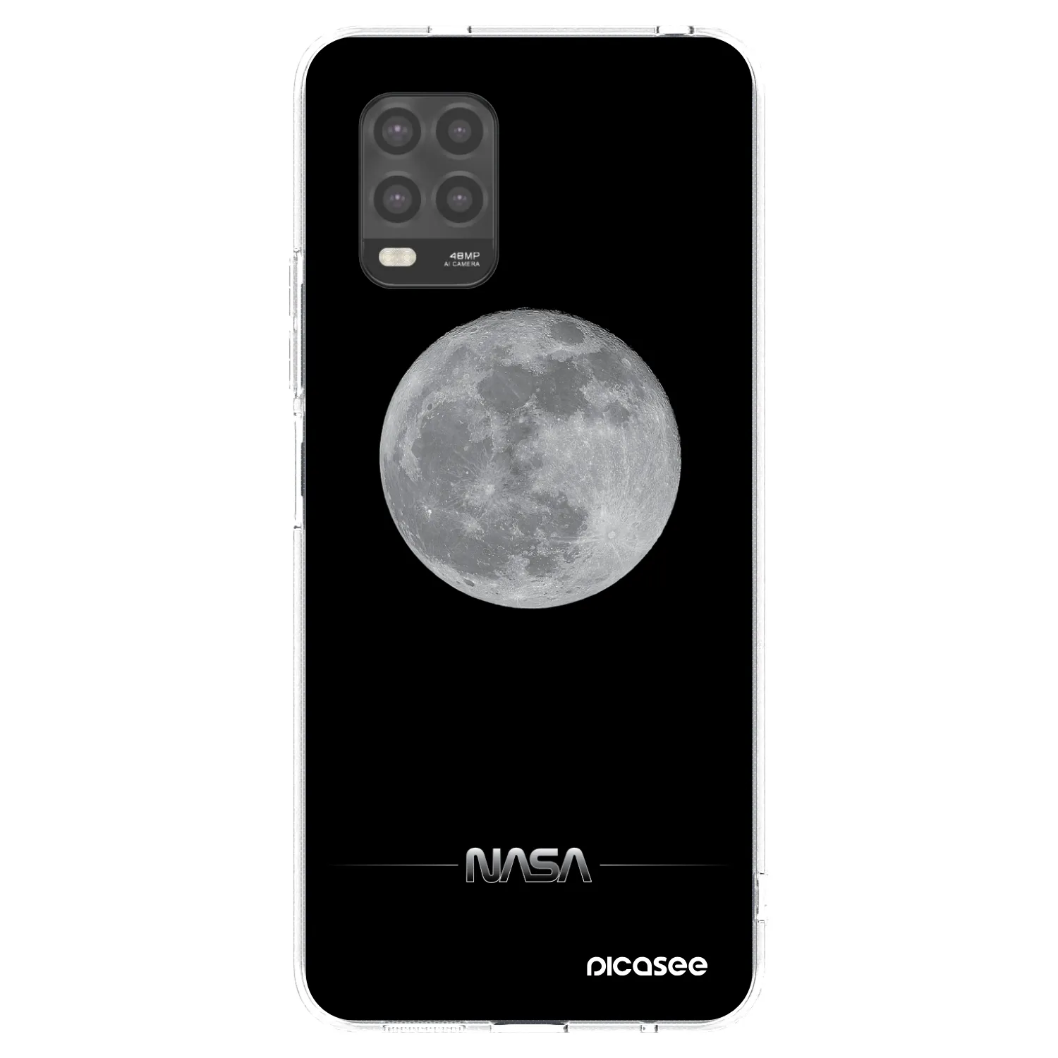 Picasee διαφανής θήκη σιλικόνης Xiaomi Mi 10 Lite - Moon Minimal