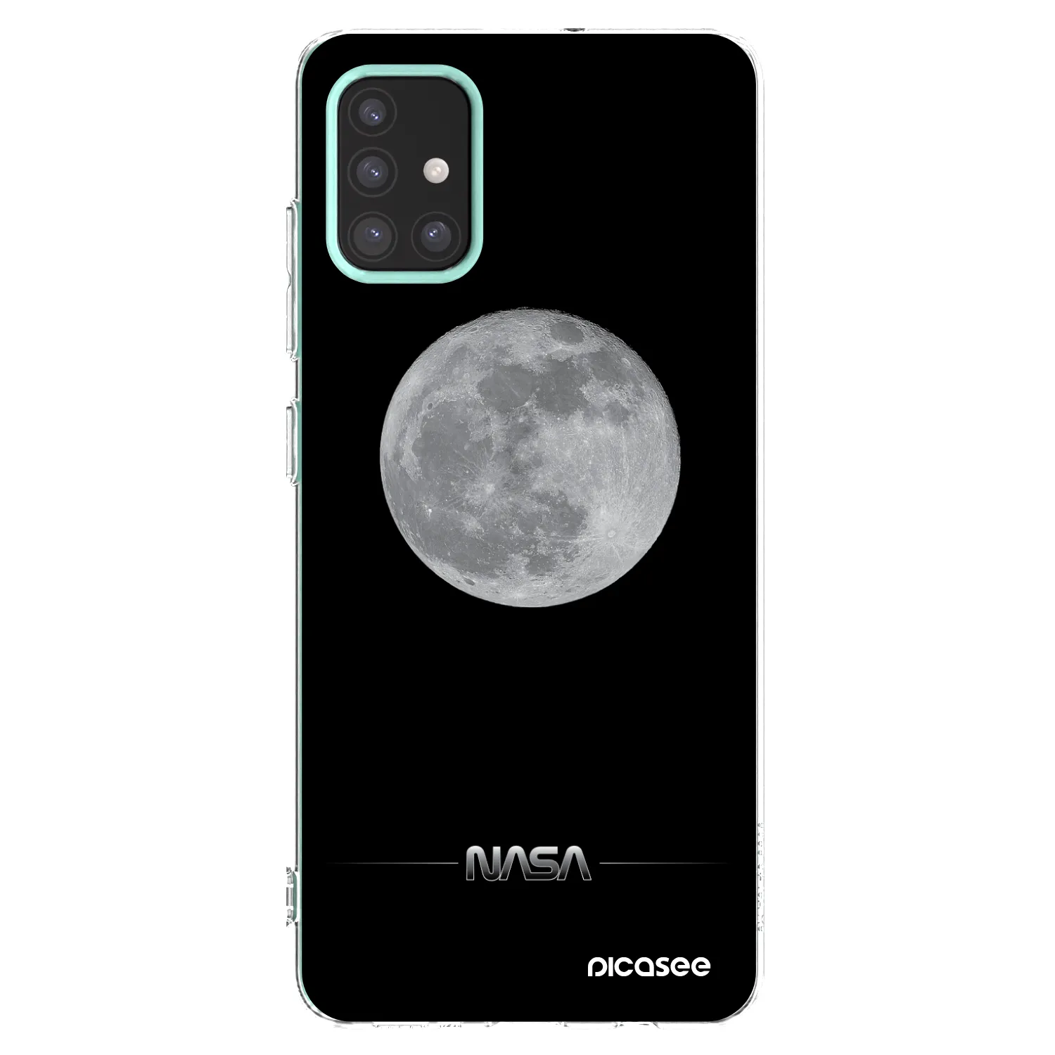 Picasee διαφανής θήκη σιλικόνης Samsung Galaxy M31s - Moon Minimal