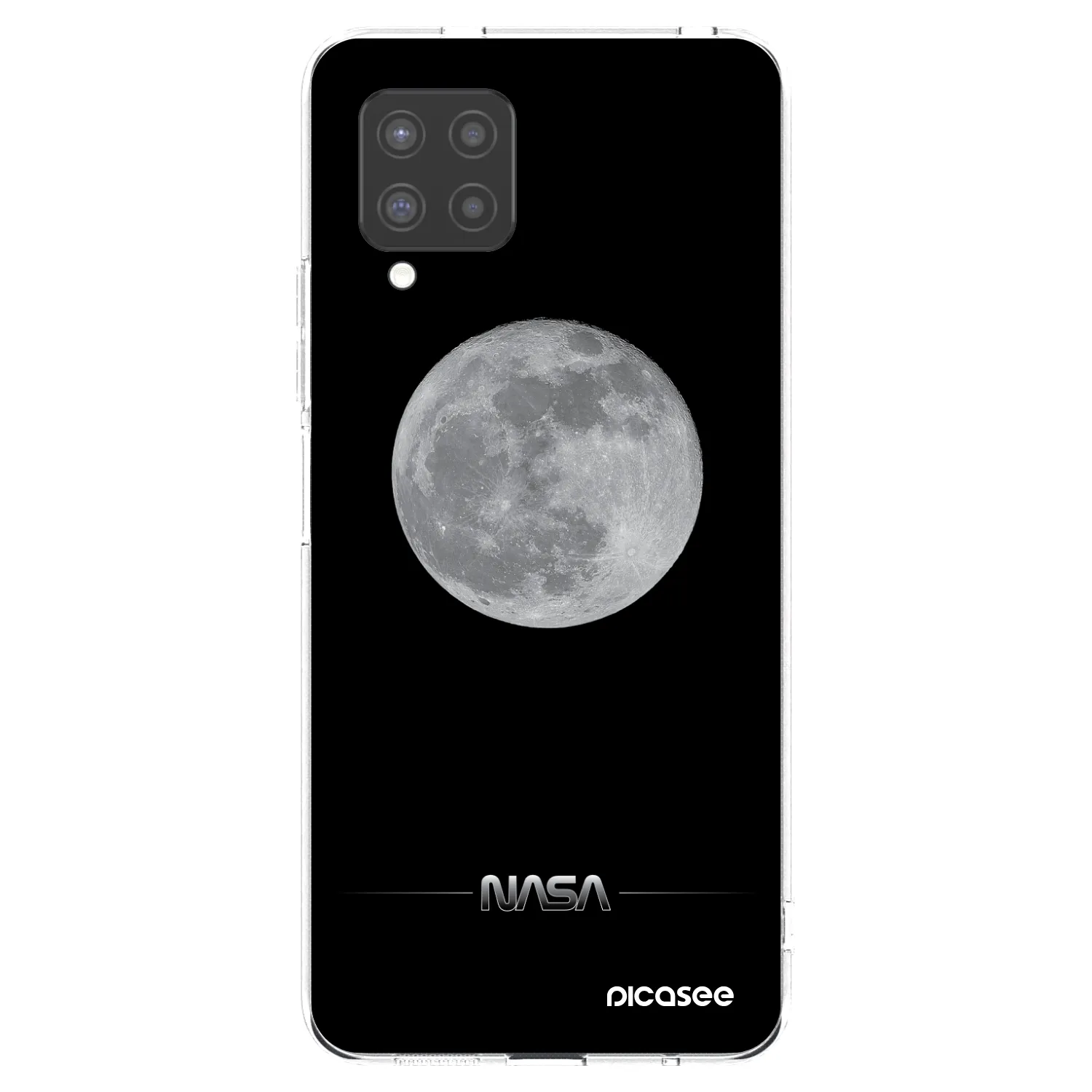Picasee διαφανής θήκη σιλικόνης Samsung Galaxy A42 A426B - Moon Minimal