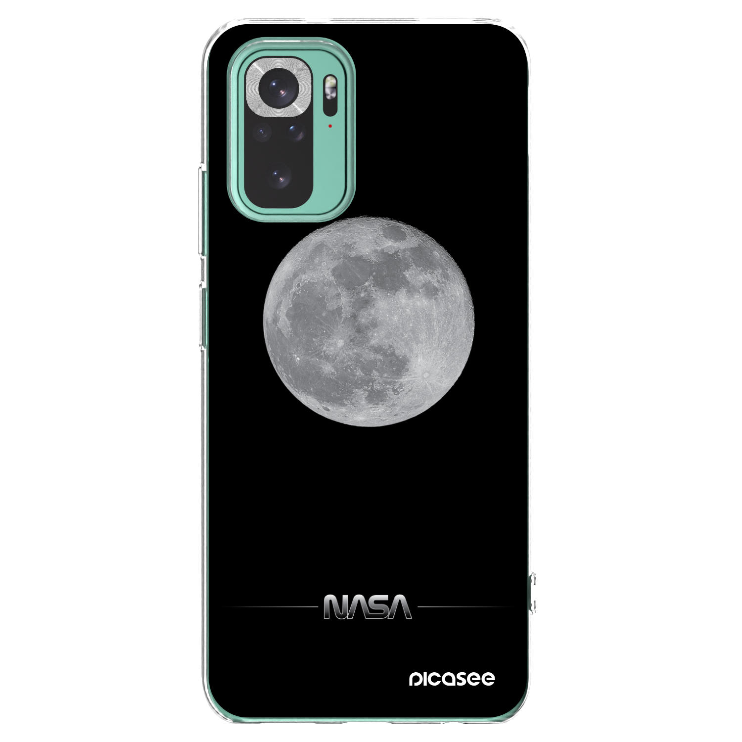 Picasee διαφανής θήκη σιλικόνης Xiaomi Redmi Note 10 Pro - Moon Minimal