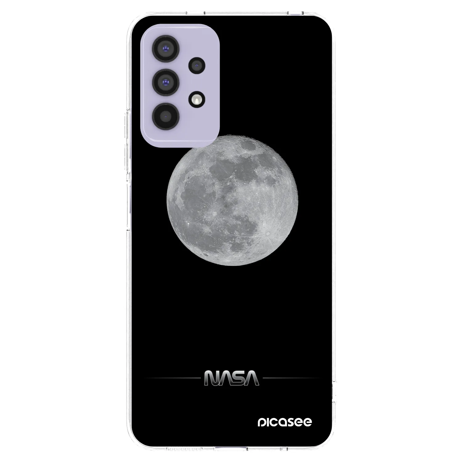Picasee διαφανής θήκη σιλικόνης Samsung Galaxy A32 4G SM-A325F - Moon Minimal