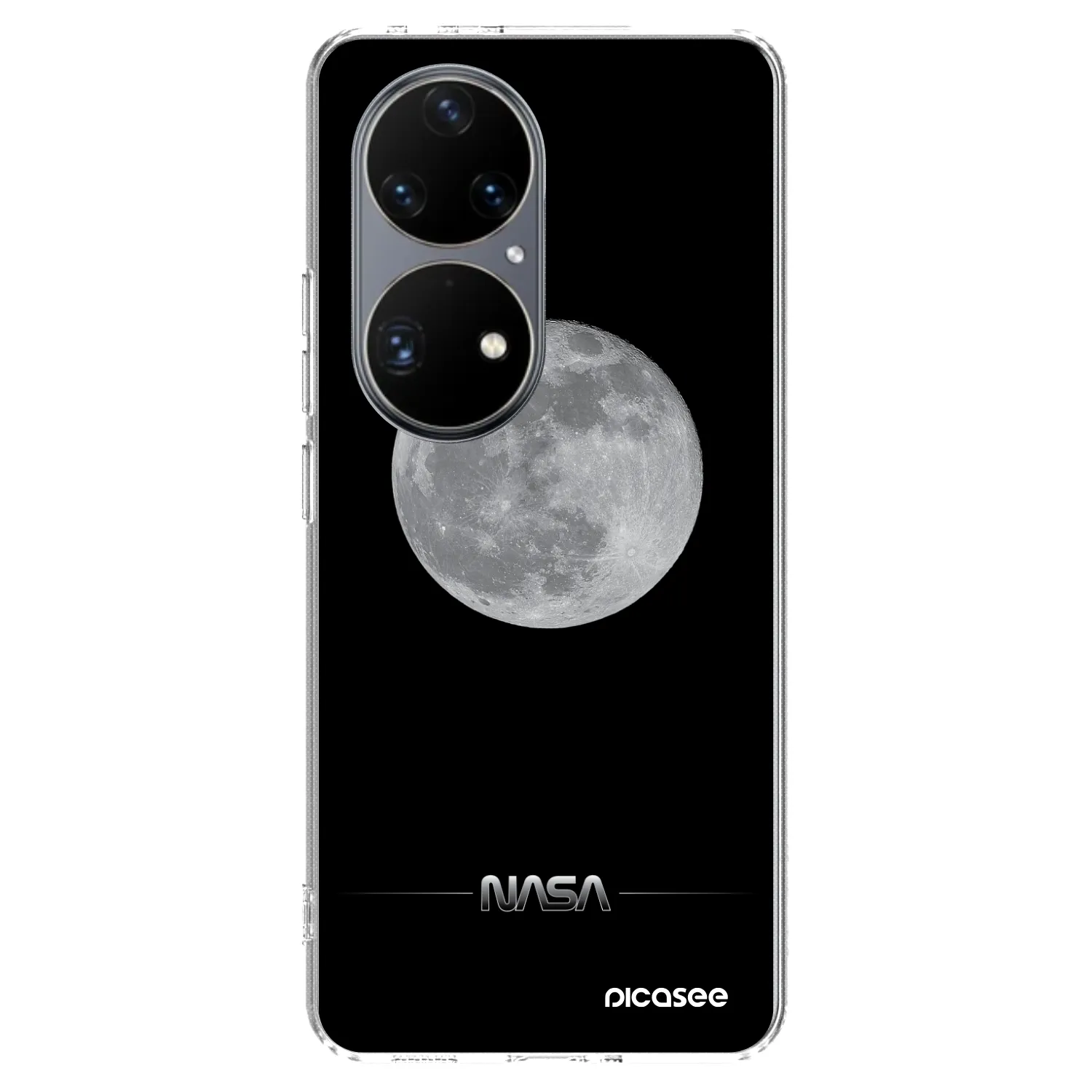 Picasee διαφανής θήκη σιλικόνης Huawei P50 - Moon Minimal