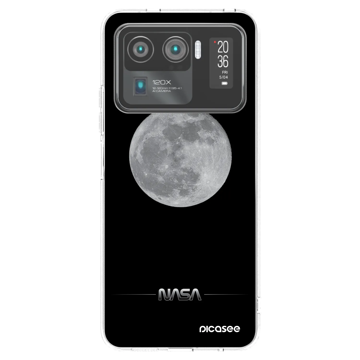 Picasee διαφανής θήκη σιλικόνης Xiaomi Mi 11 Ultra - Moon Minimal