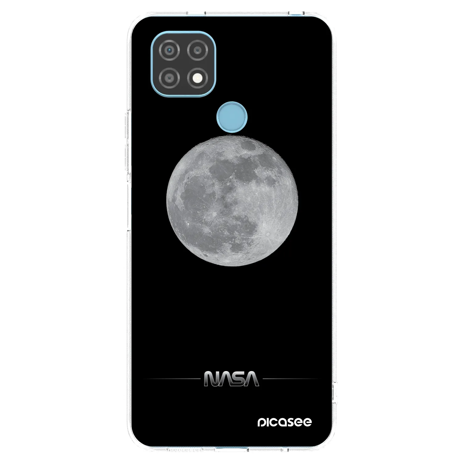 Picasee διαφανής θήκη σιλικόνης Realme C21 - Moon Minimal
