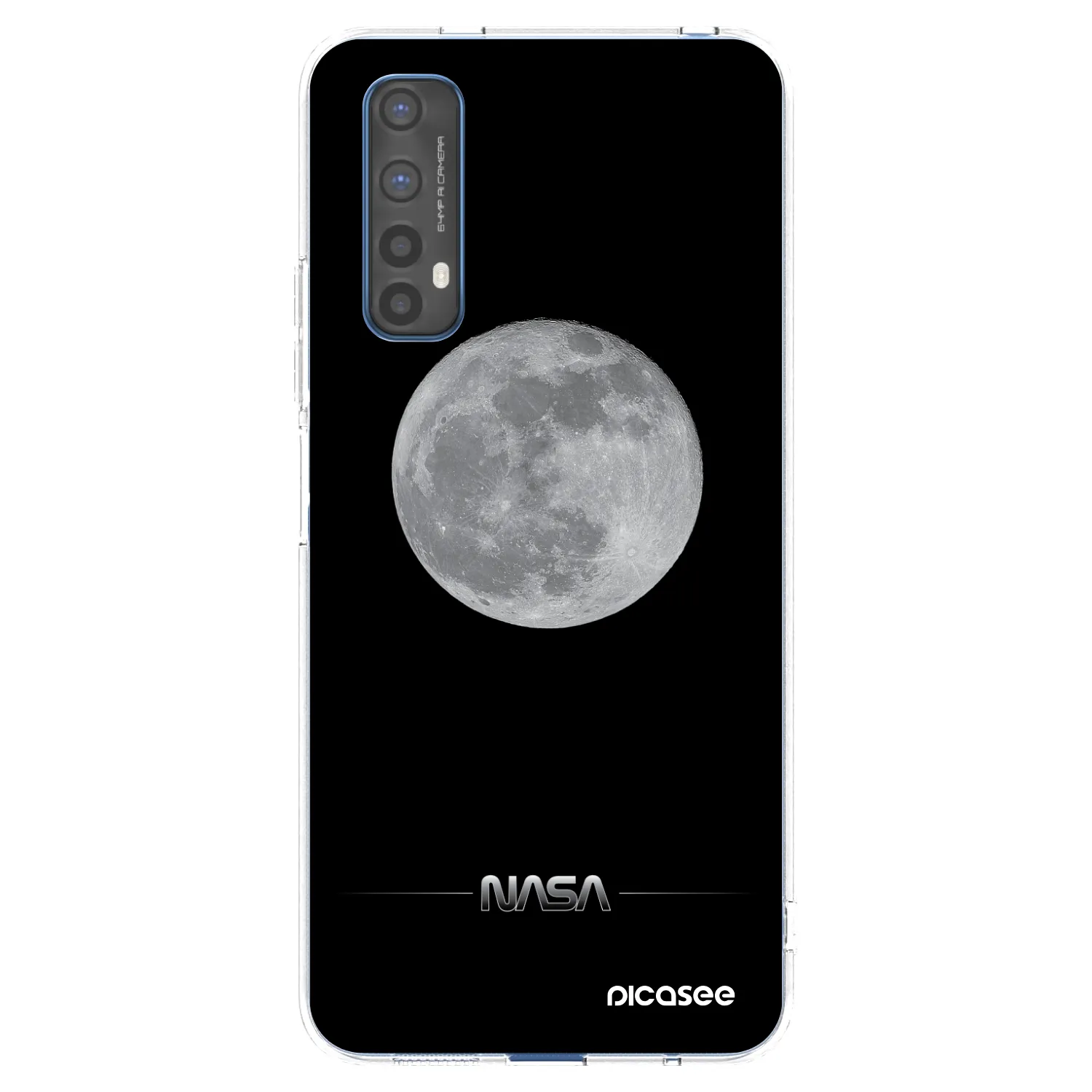 Picasee διαφανής θήκη σιλικόνης Realme 7 - Moon Minimal