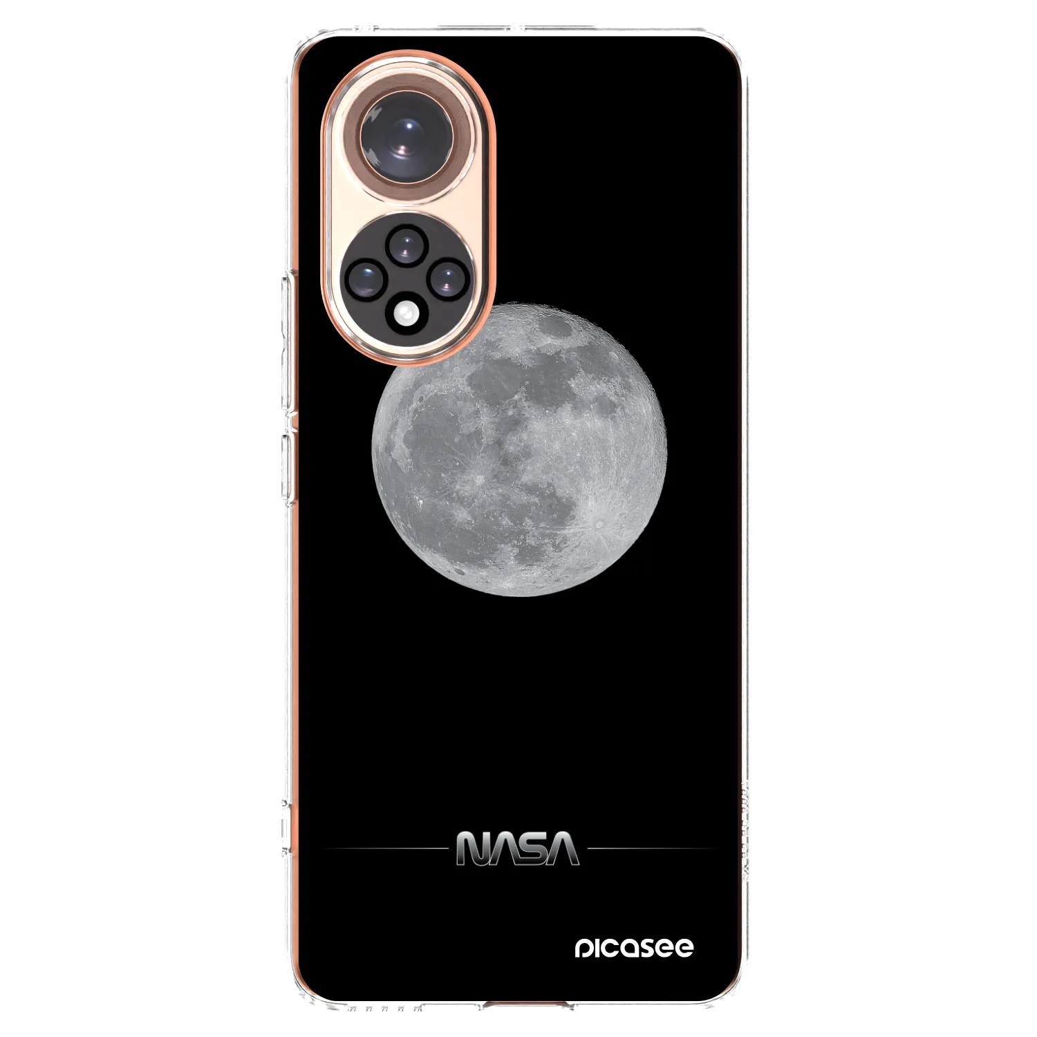 Picasee διαφανής θήκη σιλικόνης Honor 50 5G - Moon Minimal