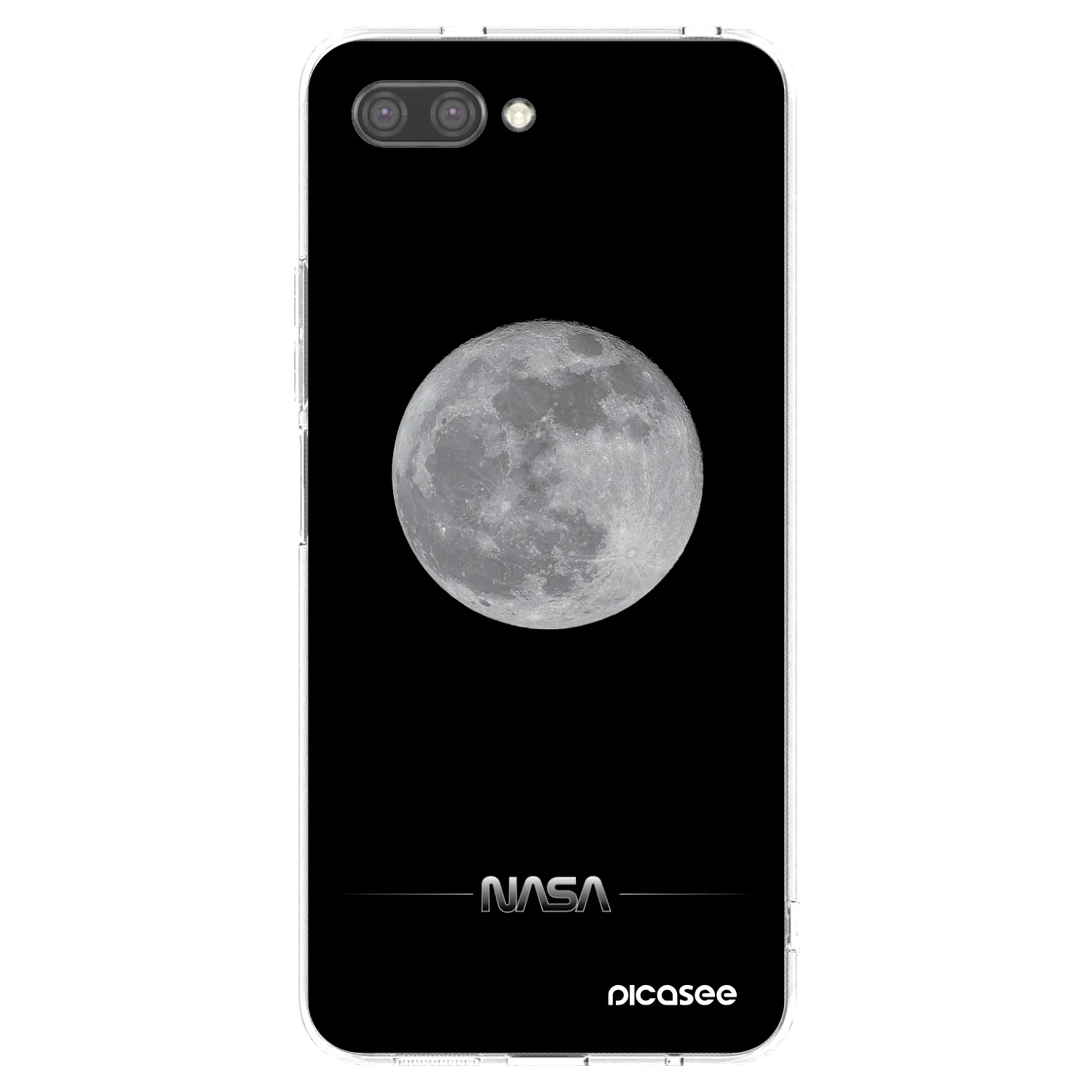 Picasee διαφανής θήκη σιλικόνης Honor 10 - Moon Minimal