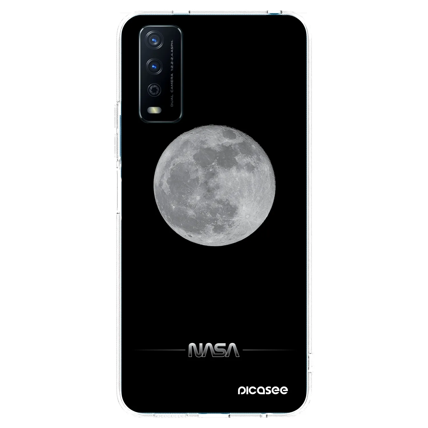 Picasee διαφανής θήκη σιλικόνης Vivo Y11s - Moon Minimal