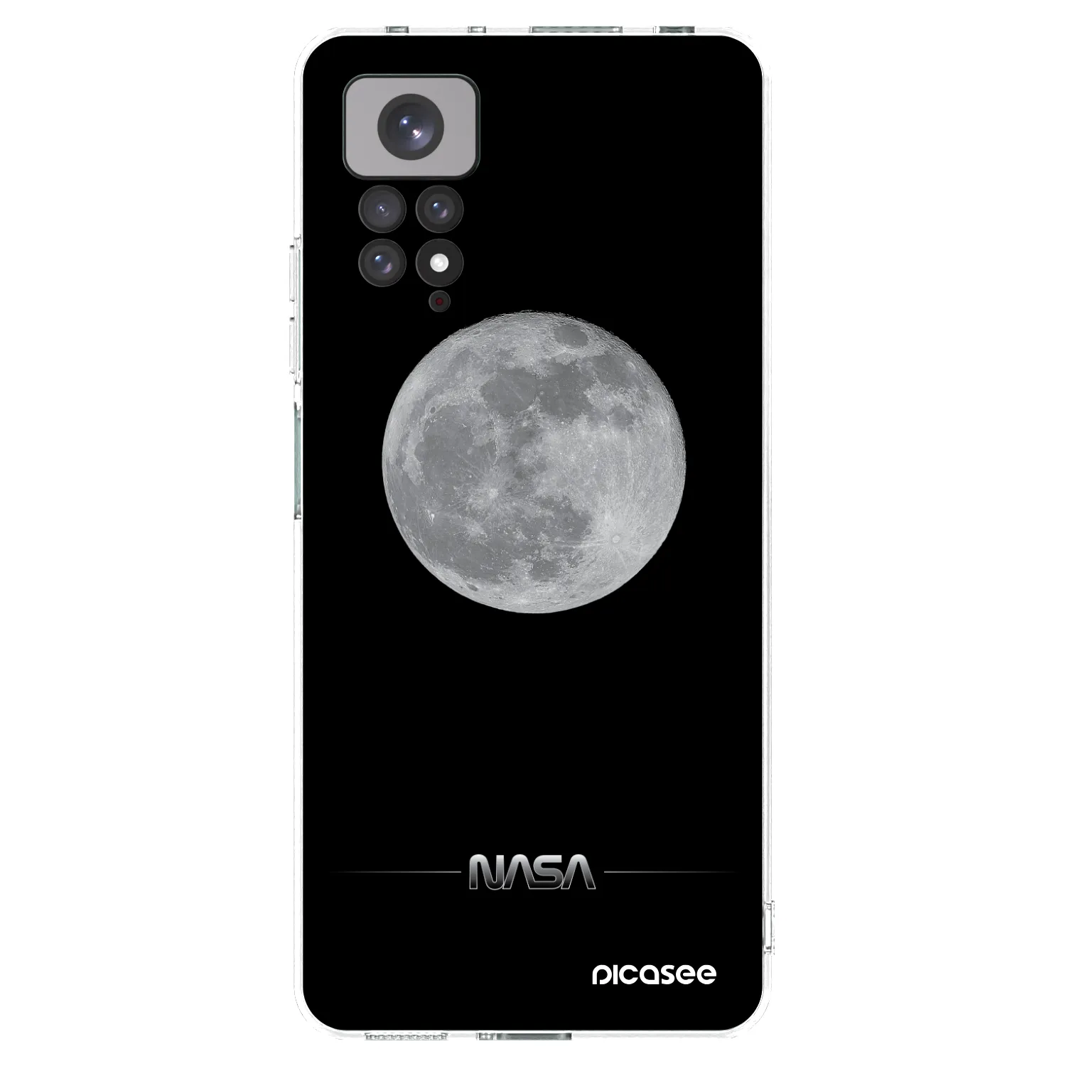 Picasee διαφανής θήκη σιλικόνης Xiaomi Redmi Note 11 - Moon Minimal