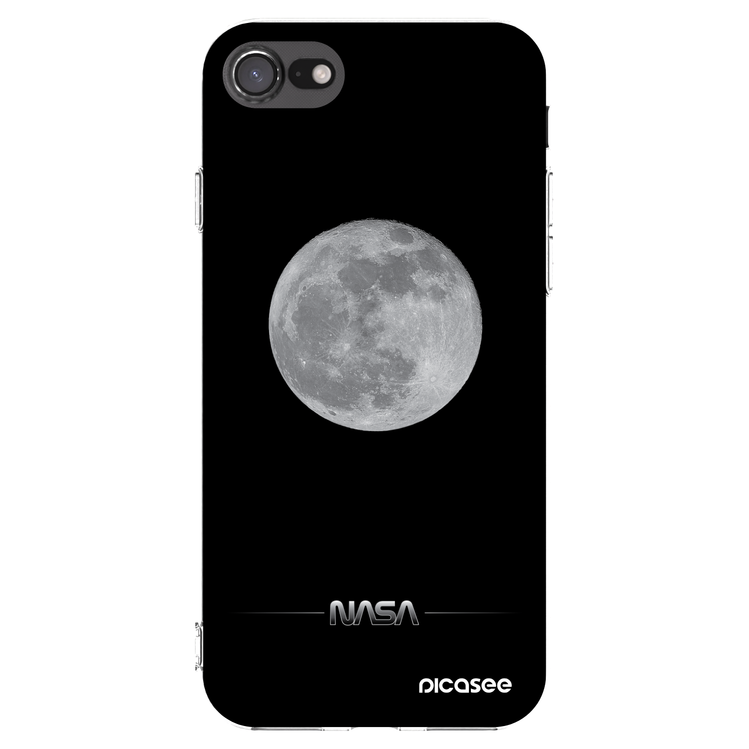 Picasee διαφανής θήκη σιλικόνης Apple iPhone SE 2022 - Moon Minimal