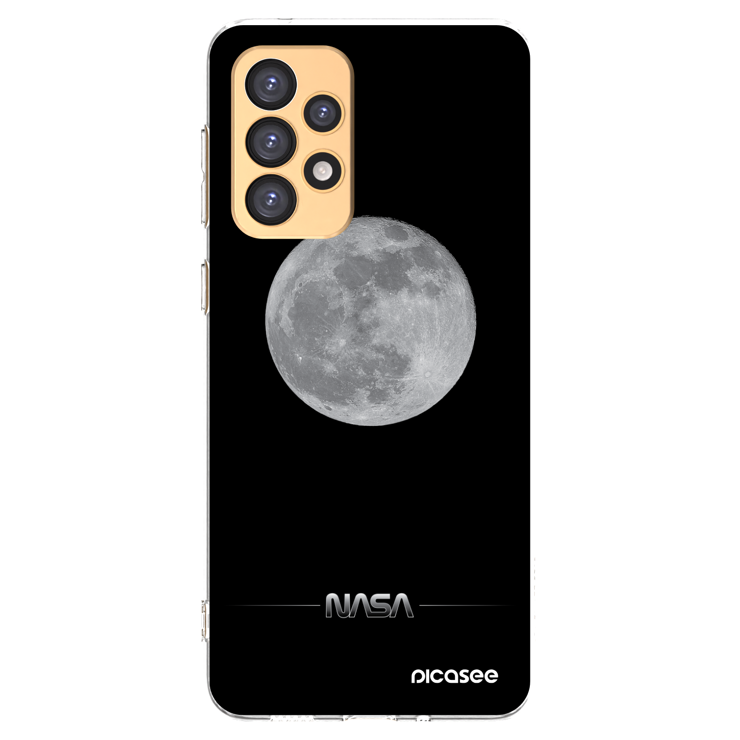 Picasee διαφανής θήκη σιλικόνης Samsung Galaxy A33 5G A336 - Moon Minimal