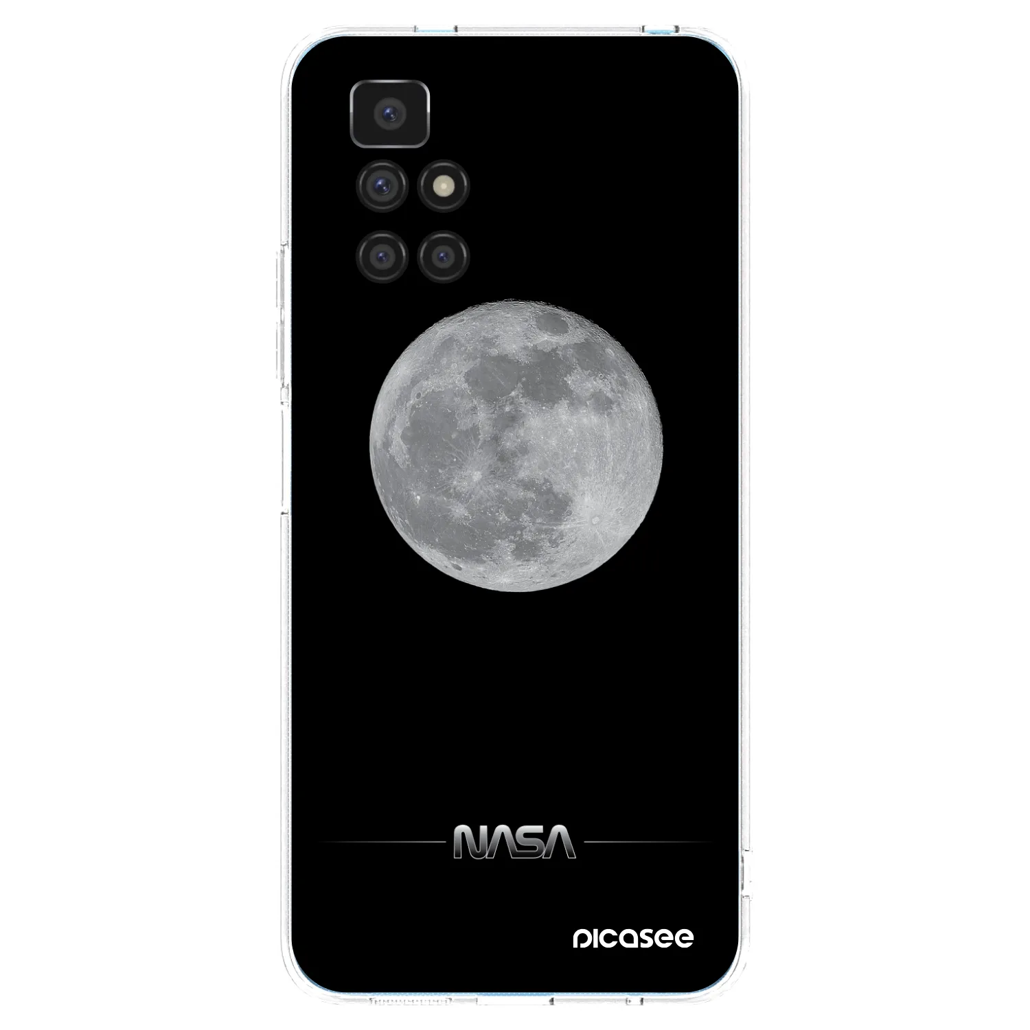 Picasee διαφανής θήκη σιλικόνης Xiaomi Redmi 10 (2022) - Moon Minimal
