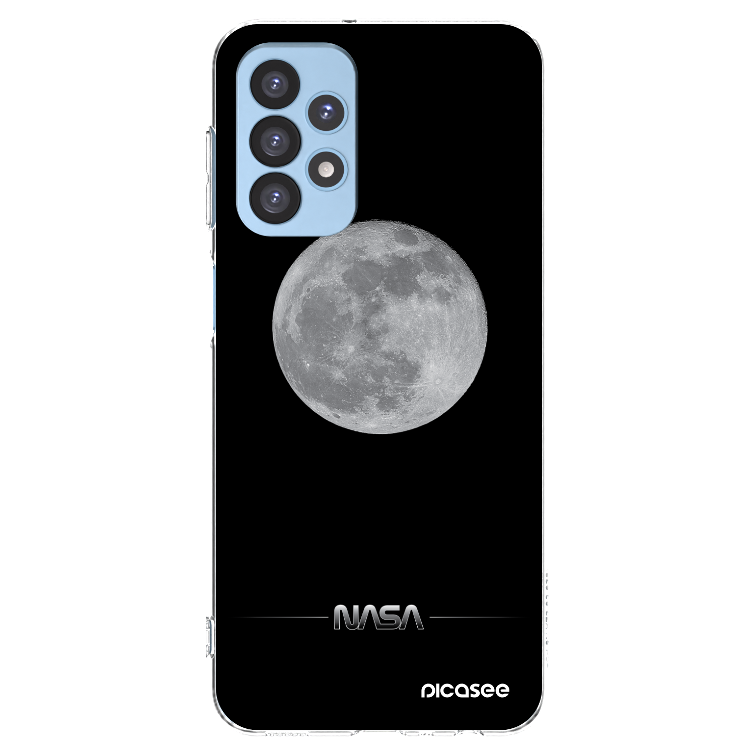 Picasee διαφανής θήκη σιλικόνης Samsung Galaxy A23 A235F 4G - Moon Minimal