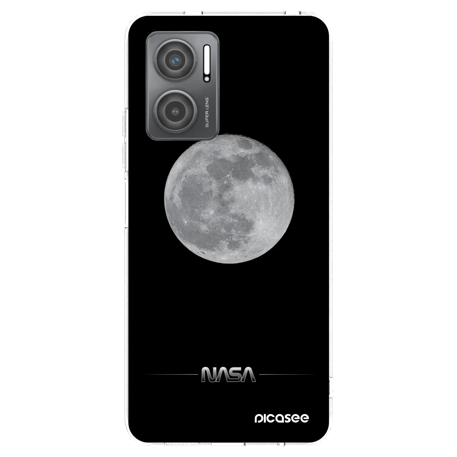 Picasee διαφανής θήκη σιλικόνης Xiaomi Redmi 10 5G - Moon Minimal