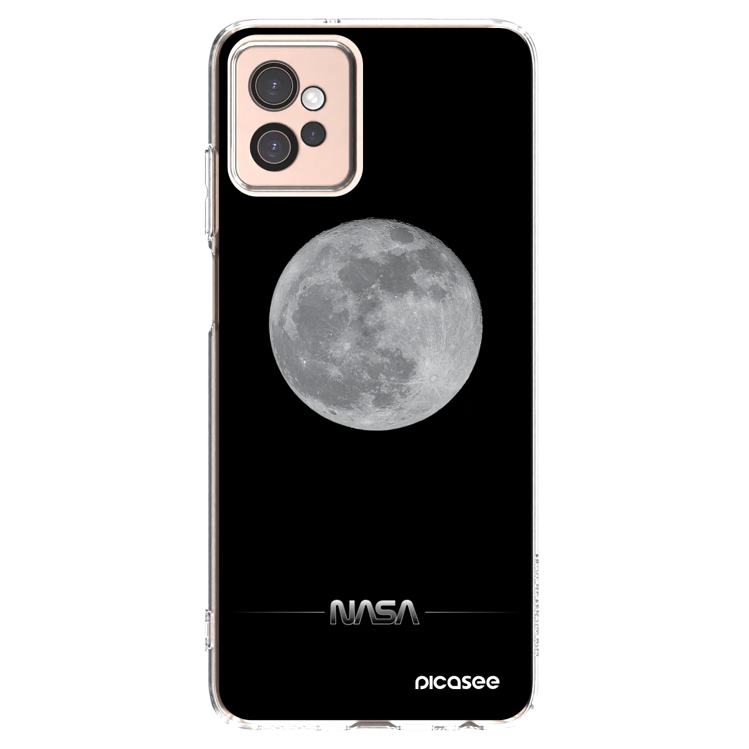 Picasee διαφανής θήκη σιλικόνης Motorola Moto G32 - Moon Minimal