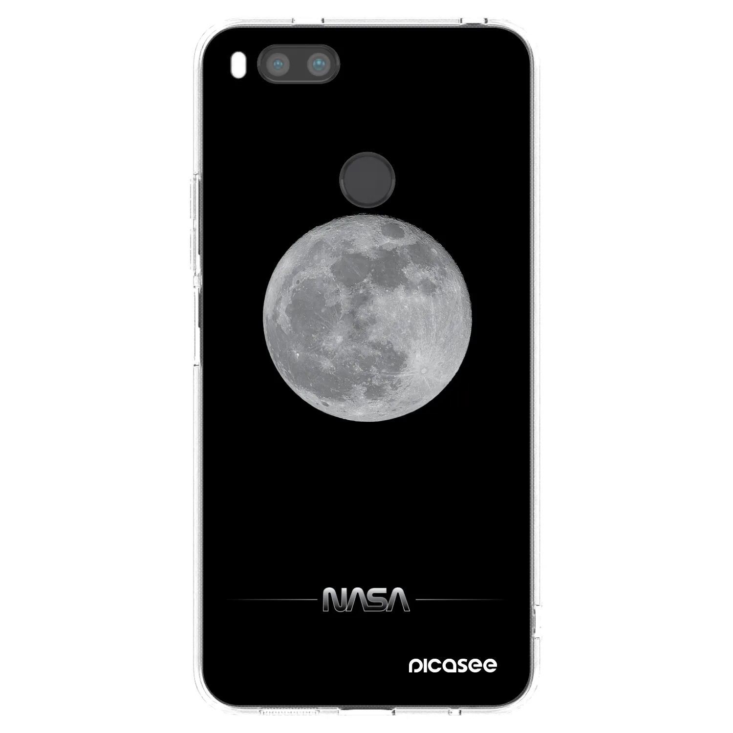 Picasee διαφανής θήκη σιλικόνης Xiaomi Redmi A1 - Moon Minimal