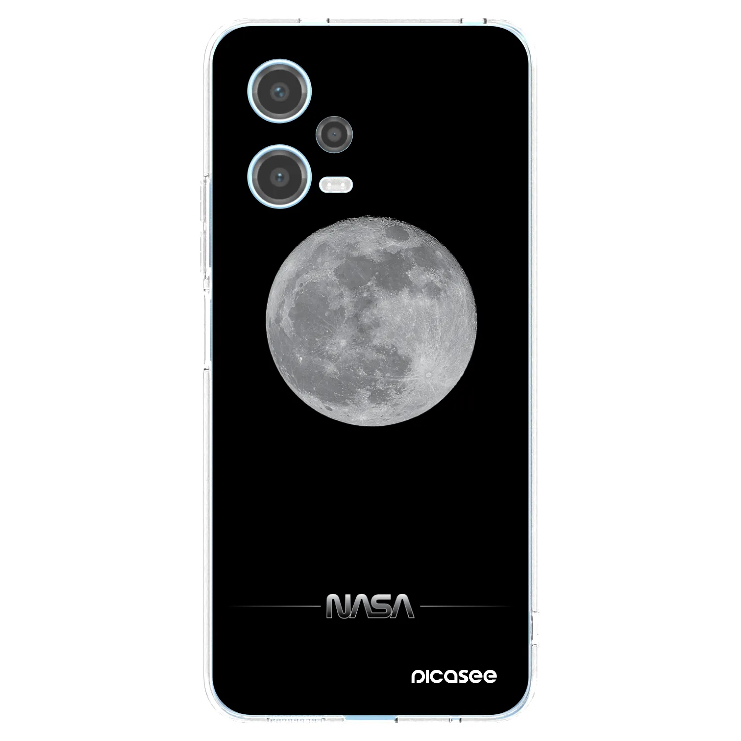 Picasee διαφανής θήκη σιλικόνης Xiaomi Redmi Note 12 5G - Moon Minimal