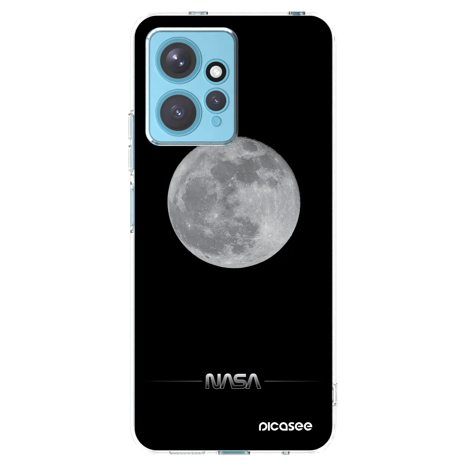 Picasee διαφανής θήκη σιλικόνης Xiaomi Redmi Note 12 4G - Moon Minimal