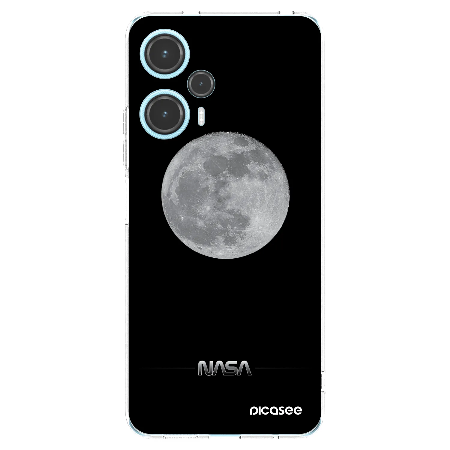 Picasee διαφανής θήκη σιλικόνης Xiaomi Poco F5 - Moon Minimal