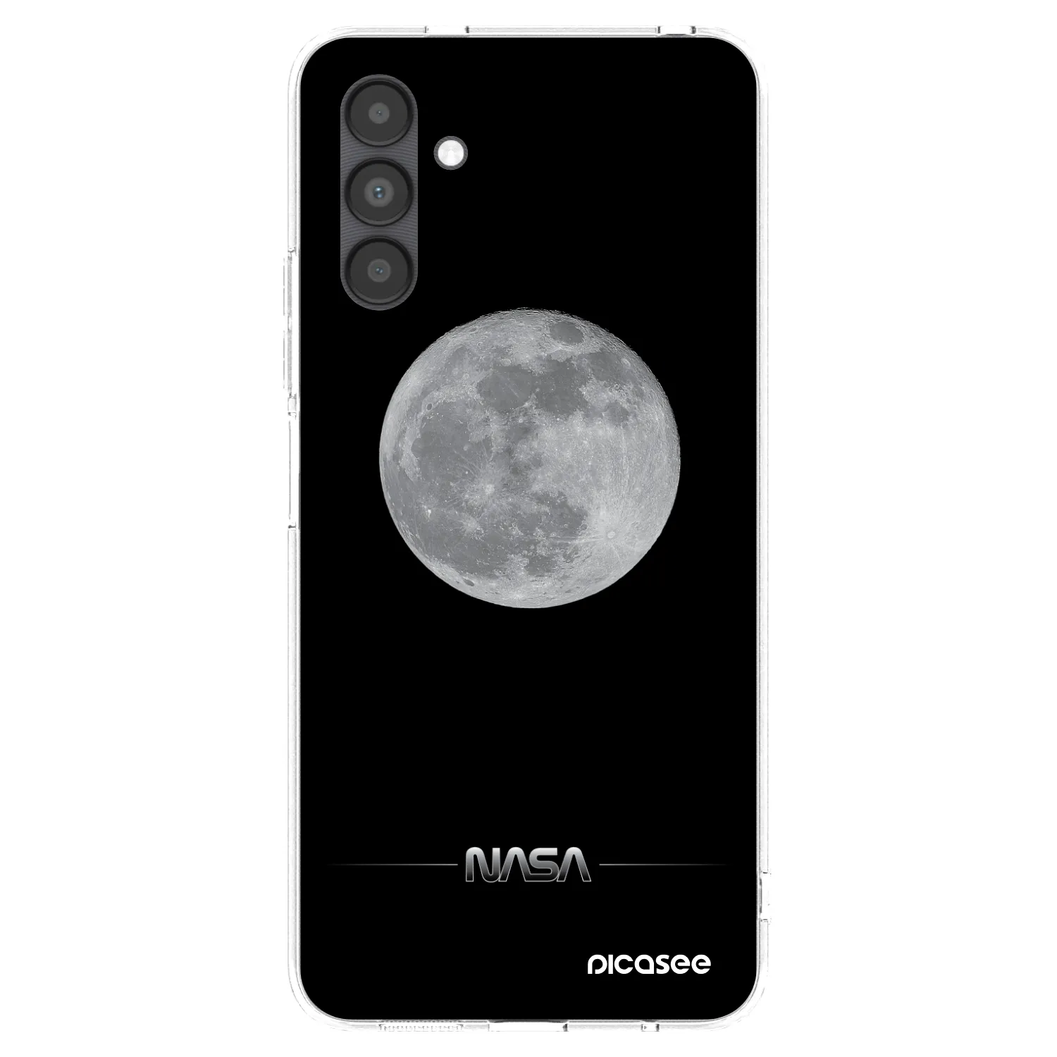 Picasee διαφανής θήκη σιλικόνης Samsung Galaxy A04s A047F - Moon Minimal