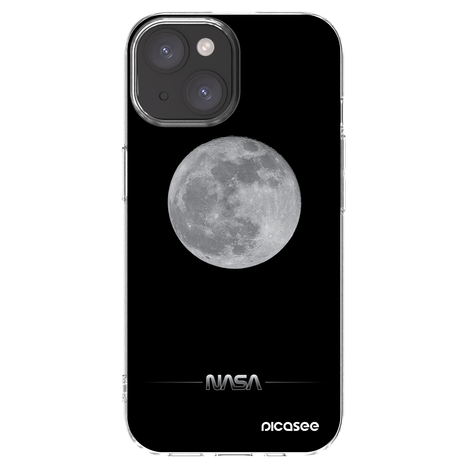 Picasee διαφανής θήκη σιλικόνης Apple iPhone 15 - Moon Minimal