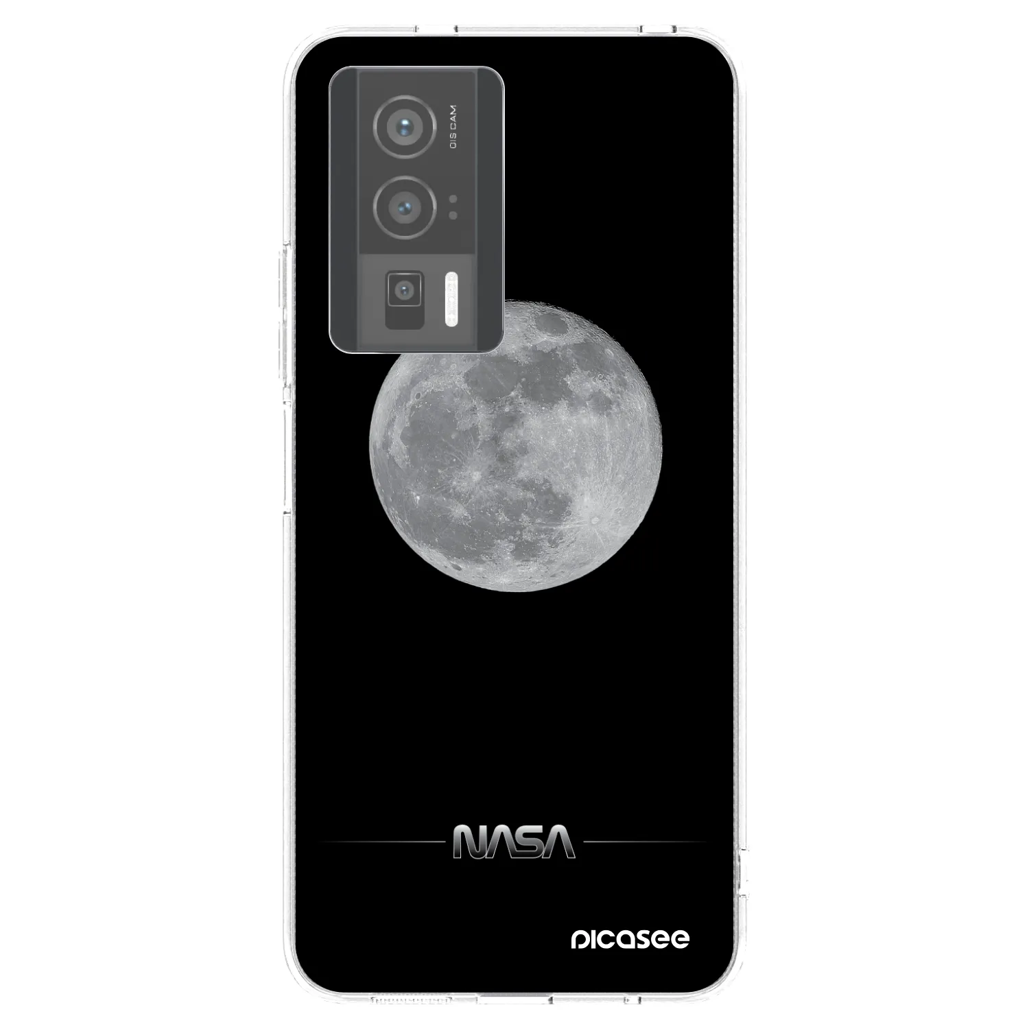 Picasee διαφανής θήκη σιλικόνης Xiaomi Poco F5 Pro 5G - Moon Minimal