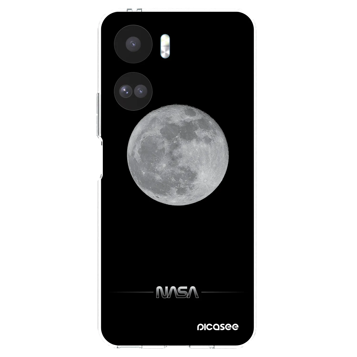 Picasee διαφανής θήκη σιλικόνης Honor 90 Lite 5G - Moon Minimal