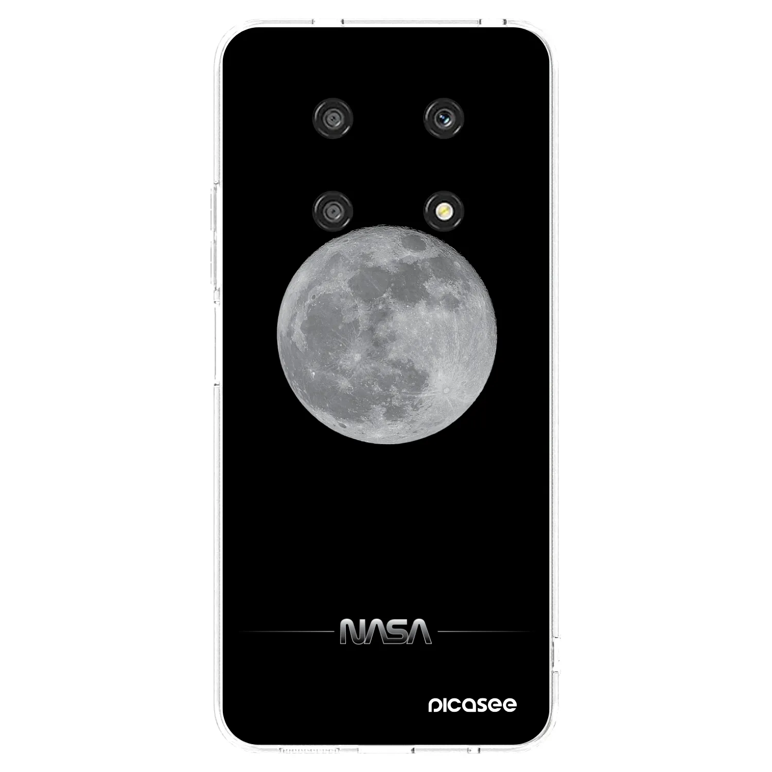 Picasee διαφανής θήκη σιλικόνης Honor Magic4 Lite 5G - Moon Minimal