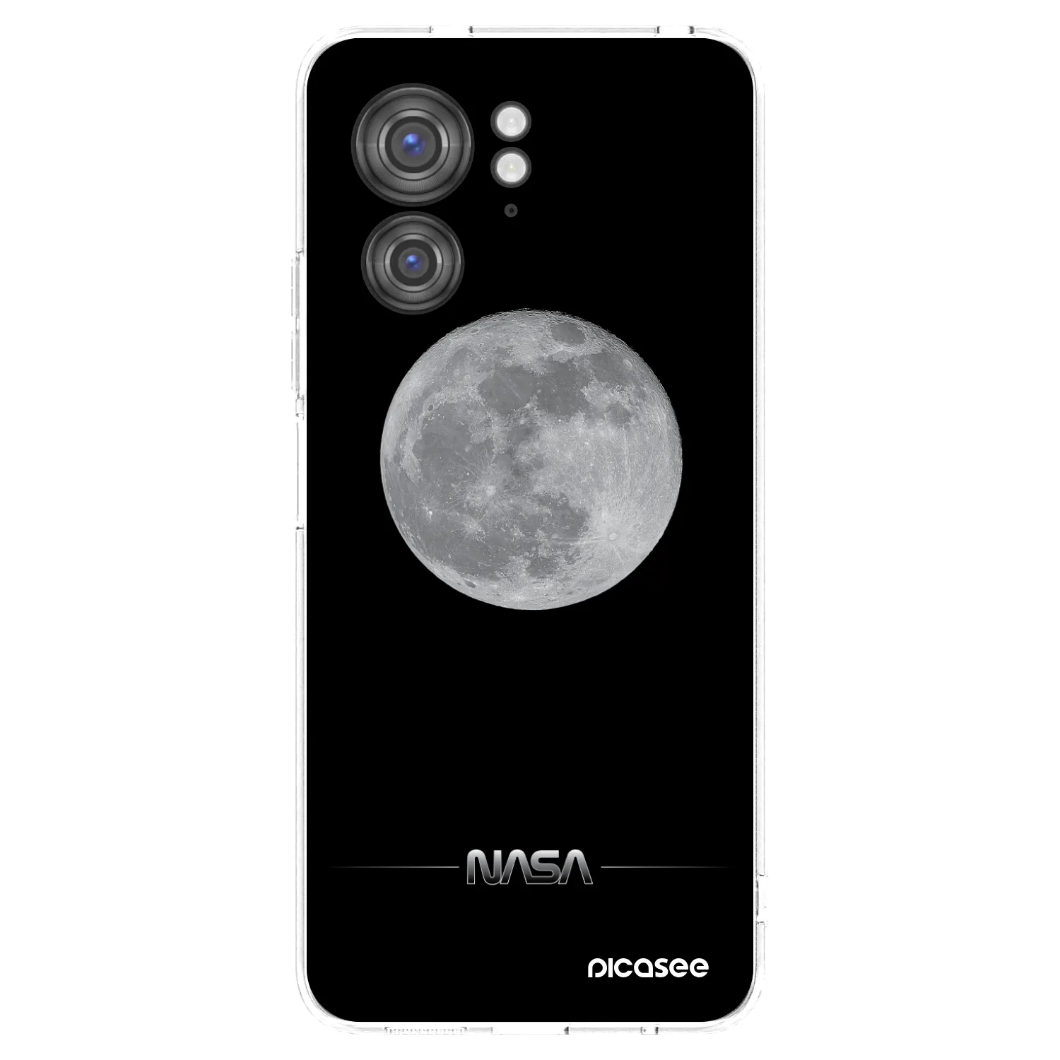 Picasee διαφανής θήκη σιλικόνης Motorola Edge 40 - Moon Minimal