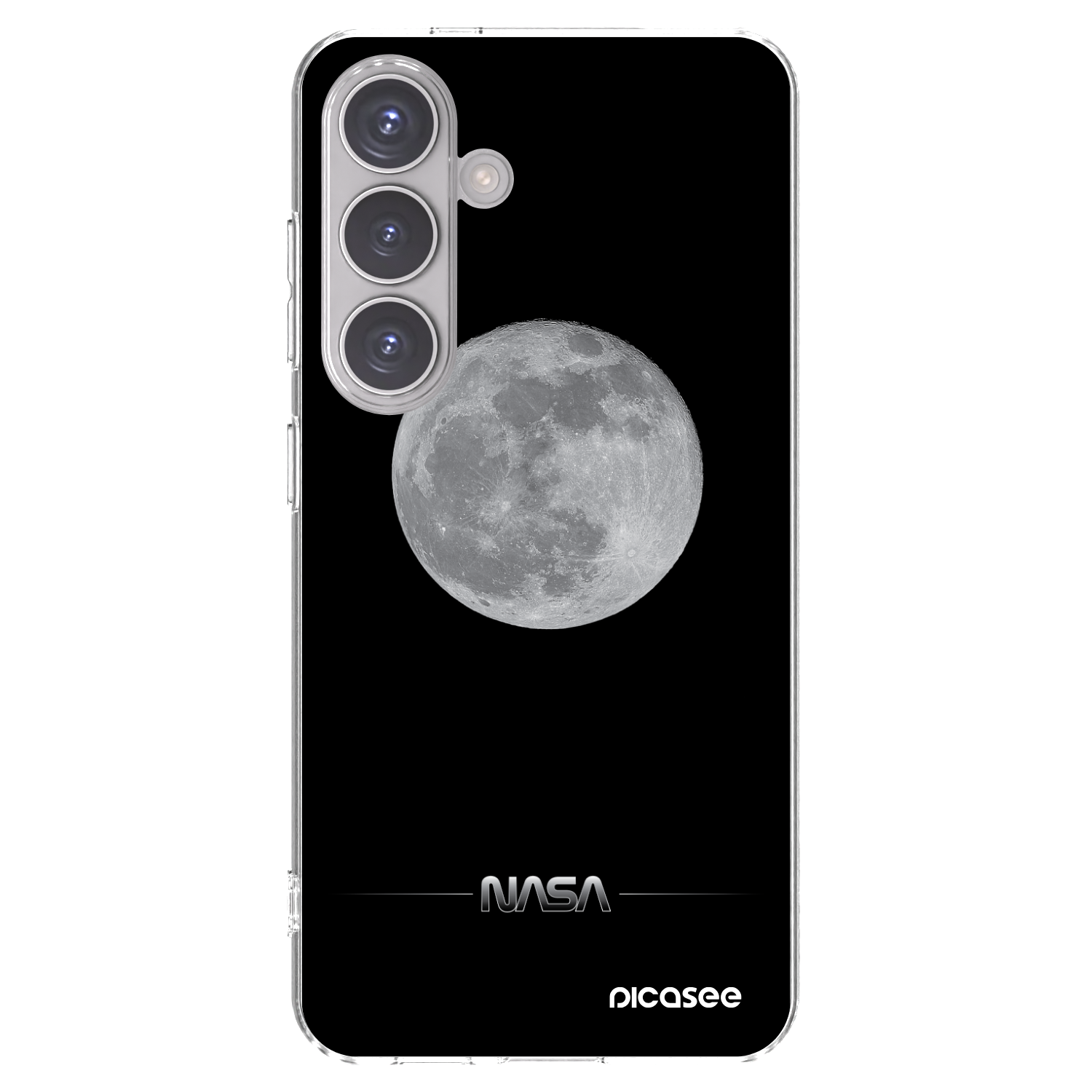 Picasee διαφανής θήκη σιλικόνης Samsung Galaxy S24 S921B 5G - Moon Minimal