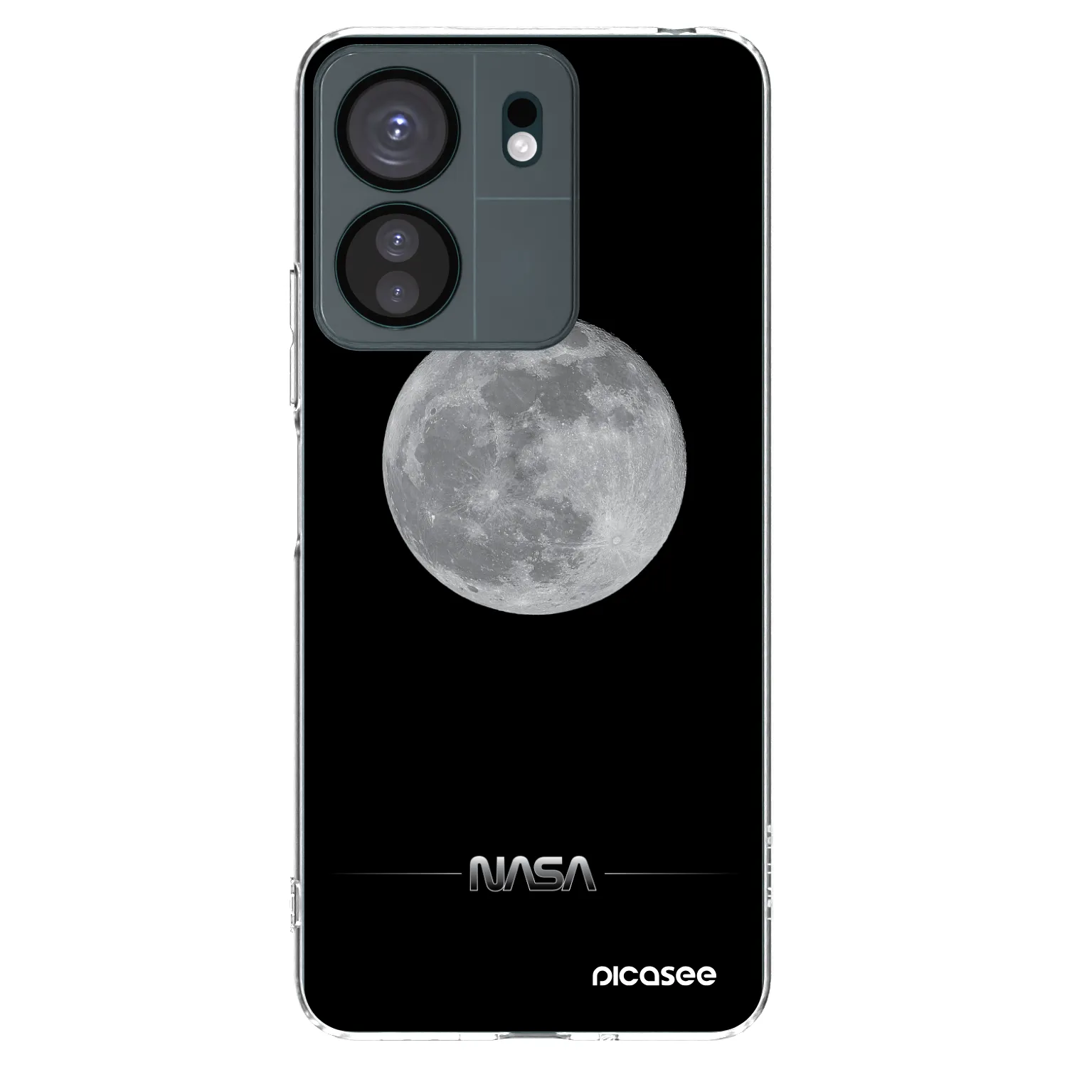 Picasee διαφανής θήκη σιλικόνης Xiaomi Redmi 13C 4G - Moon Minimal