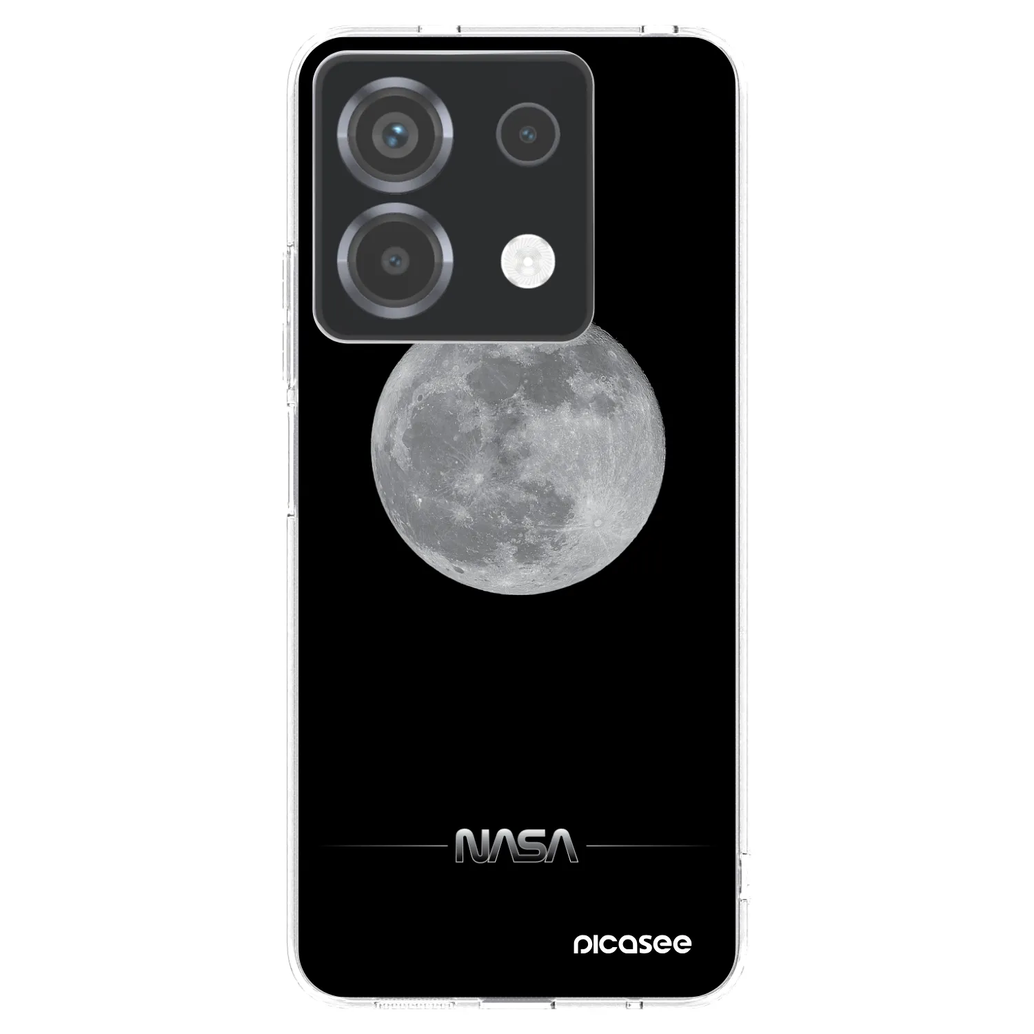 Picasee διαφανής θήκη σιλικόνης Xiaomi Poco X6 - Moon Minimal