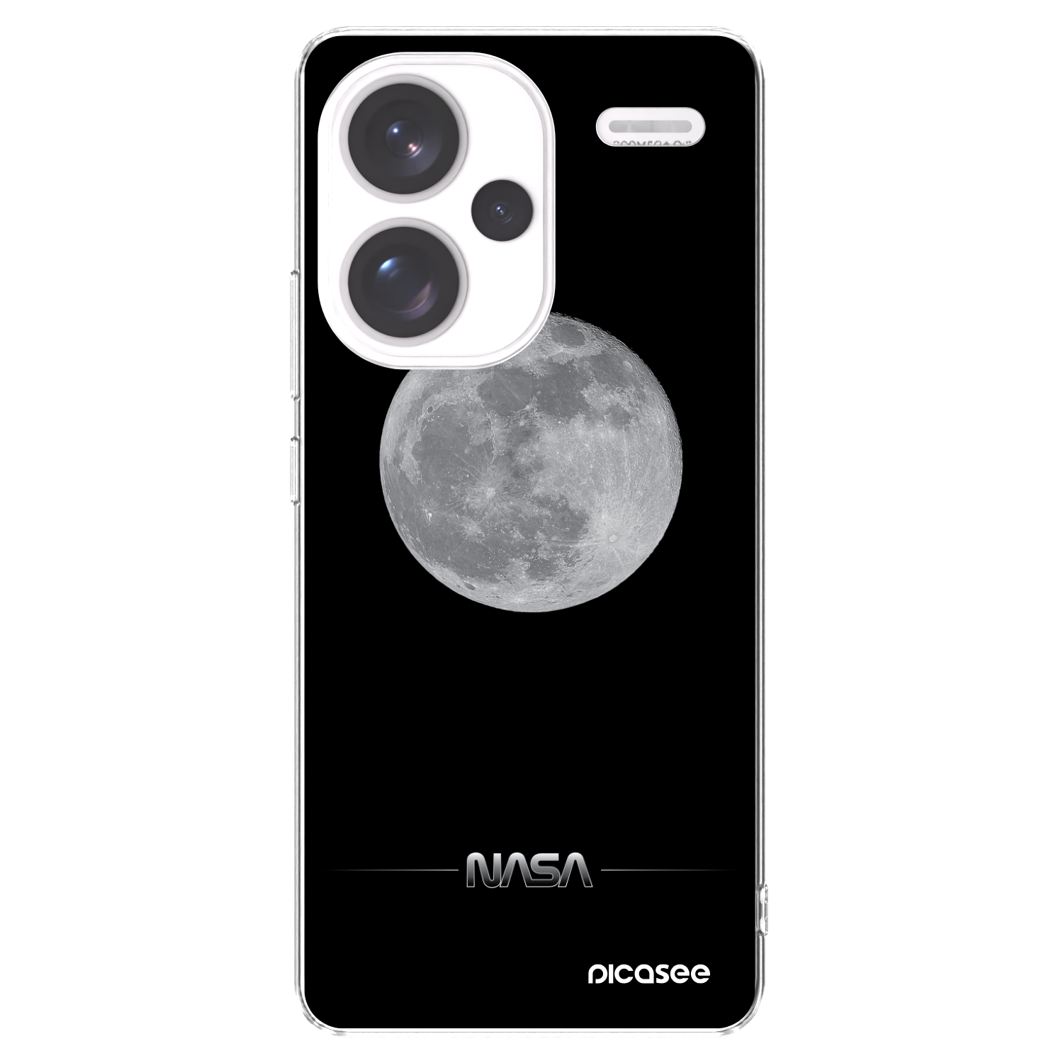 Picasee διαφανής θήκη σιλικόνης Xiaomi Redmi Note 13 Pro+ 5G - Moon Minimal