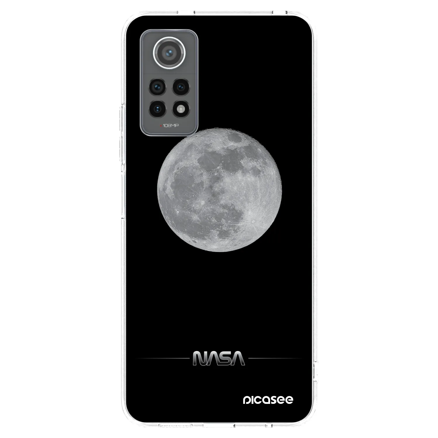 Picasee διαφανής θήκη σιλικόνης Xiaomi Redmi Note 12 Pro 4G - Moon Minimal